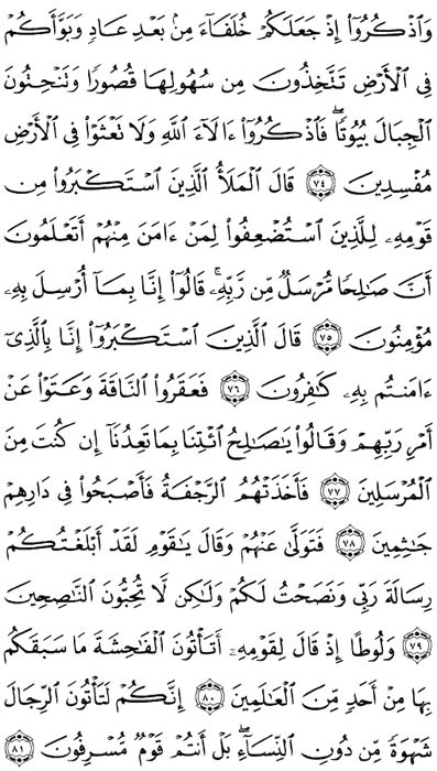 صفحة المصحف 160
