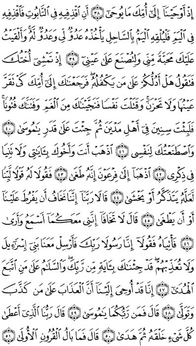 صفحة المصحف 314